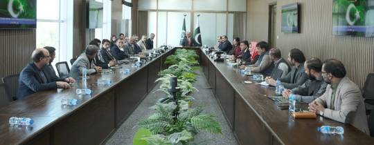 22-02-2024, Islamabad: Chairman NDMA Lt Gen Inam Haider Malik held Interactive Session with CDs / Reps of Lead INGOs at NDMA HQs